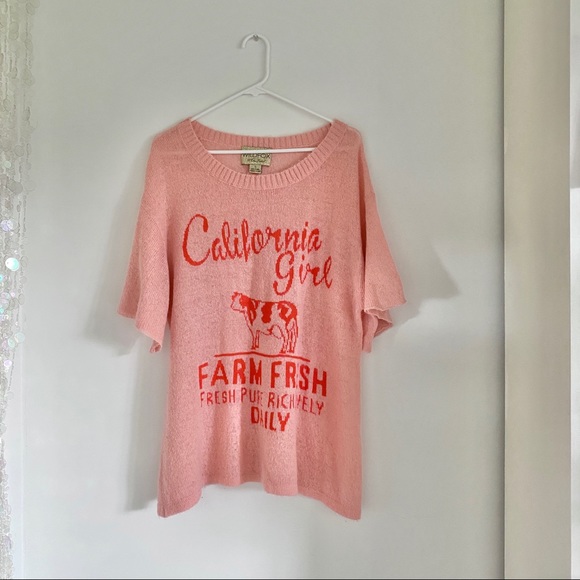 Wildfox Tops - WILDFOX • California Girl Farm Fresh • Knit Top